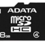 MEMORIA ADATA MICRO SDHC 8GB CLASE 4 C/ADAPTADOR