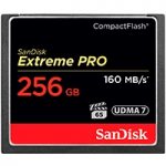 MEMORIA SANDISK 256GB COMPACTFLASH EXTREM PRO 160/150MBS VPG-20