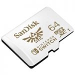 MEMORIA SANDISK 64GB MICRO SDXC NINTENDO SWITCH 100MB/S 4K FULL HD U3 V30