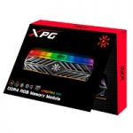 MEMORIA ADATA UDIMM DDR4 8GB PC4-25600 3200MHZ CL16 1.35V XPG SPECTRIX D41 RGB TITANIO CON DISIPADOR PC/GAMER/ALTO RENDIMIENTO