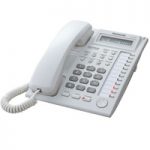 TELEFONO PANASONIC KX-T7730 HIBRIDO CON PANTALLA DE 1 LINEA, 12 TECLAS DSS Y ALTAVOZ (BLANCO)